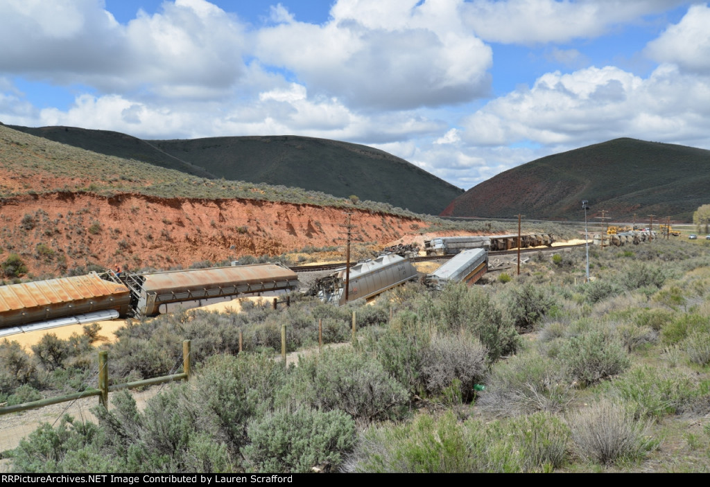 UP Derailment Sage, Wyoming